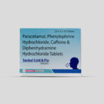 Senkul Cold & Flu Tablet – Paracetamol, Phenylephrine Hydrochloride, Caffeine & Diphenhydramine Hydrochloride Tablets