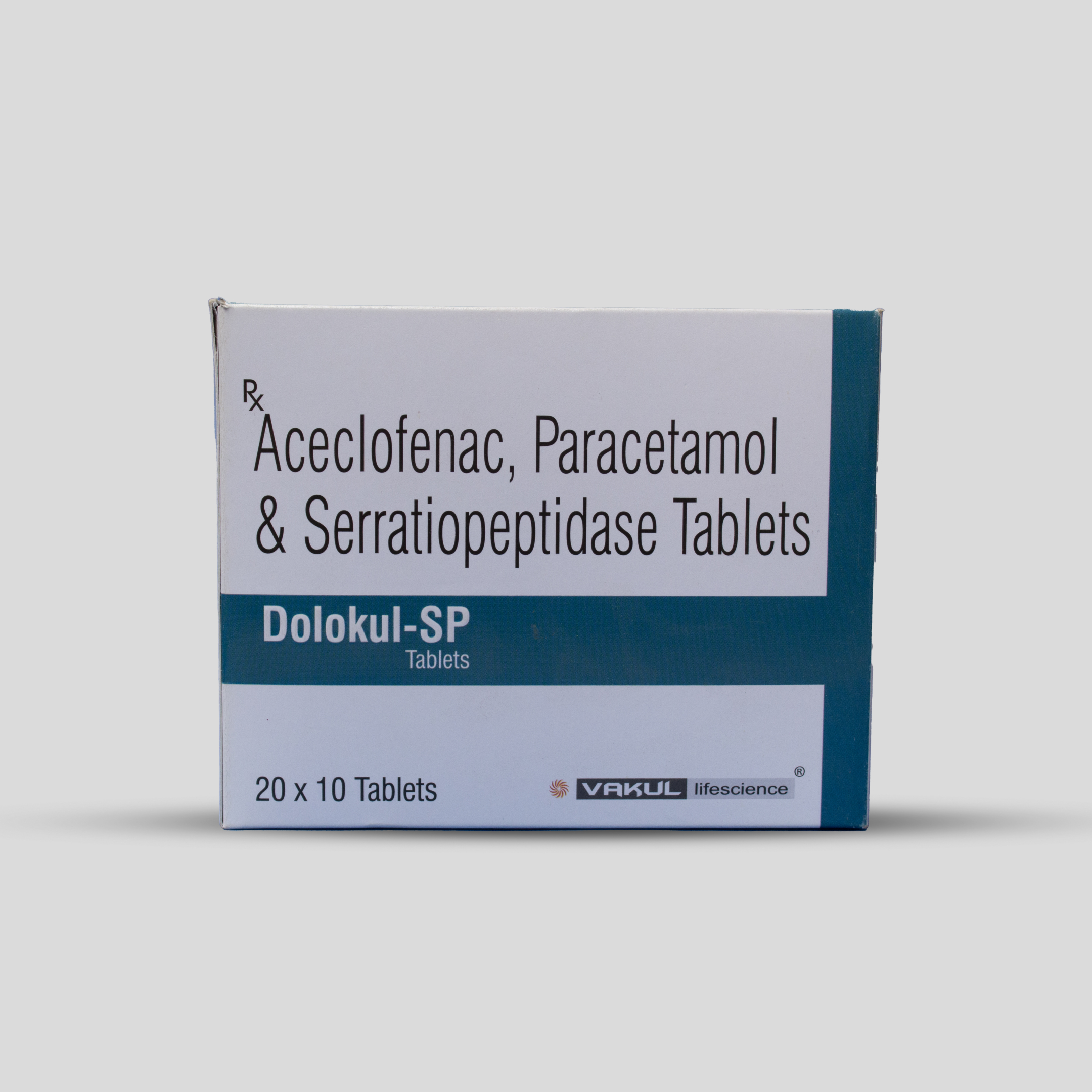 Dolokul-SP Tablet – Aceclofenac, Paracetamol & Serratiopeptidase Tablets I.P.