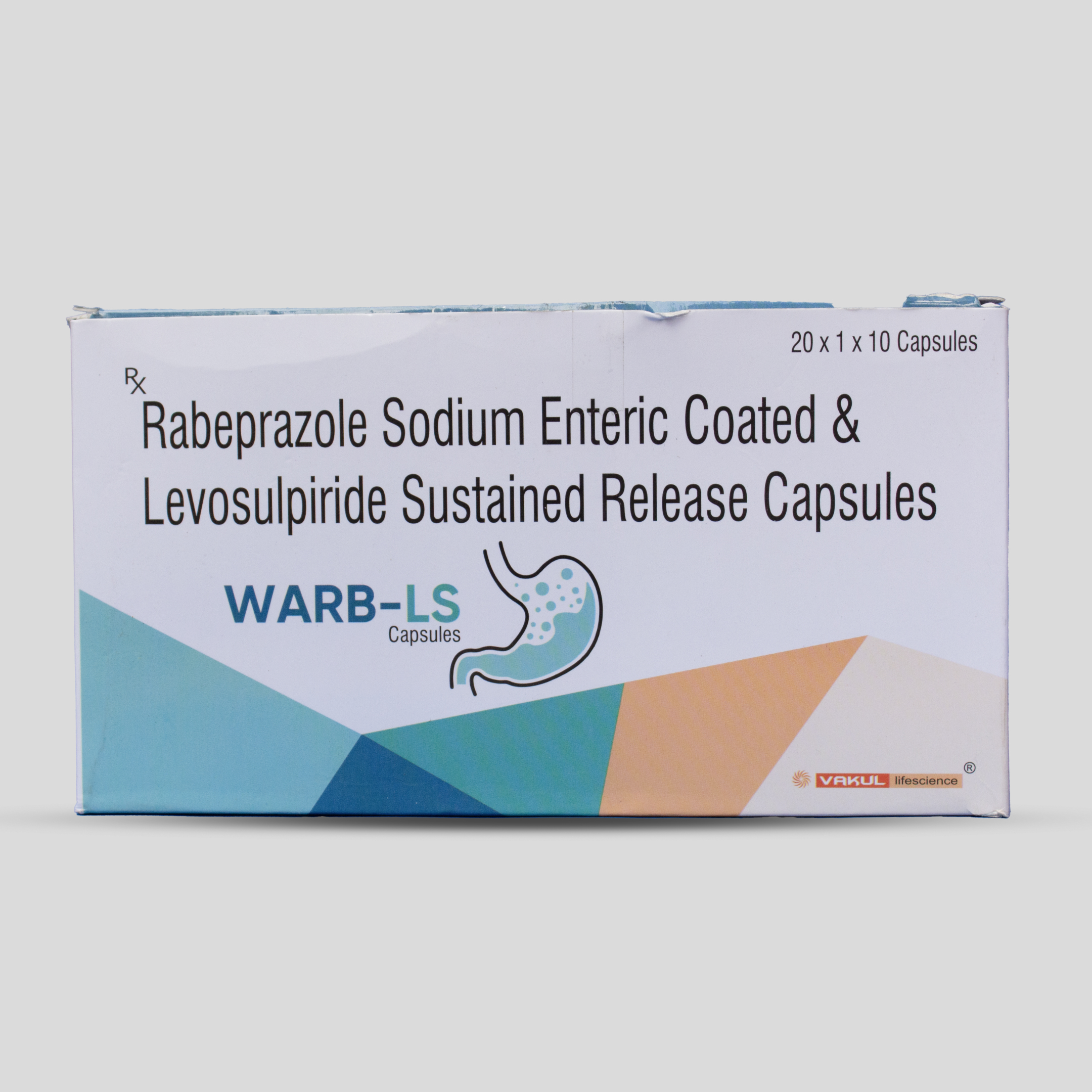 Warb-LS Capsule – Rabeprazole Sodium (Enteric Coated) & Levosulpiride (Sustained Release) Capsules