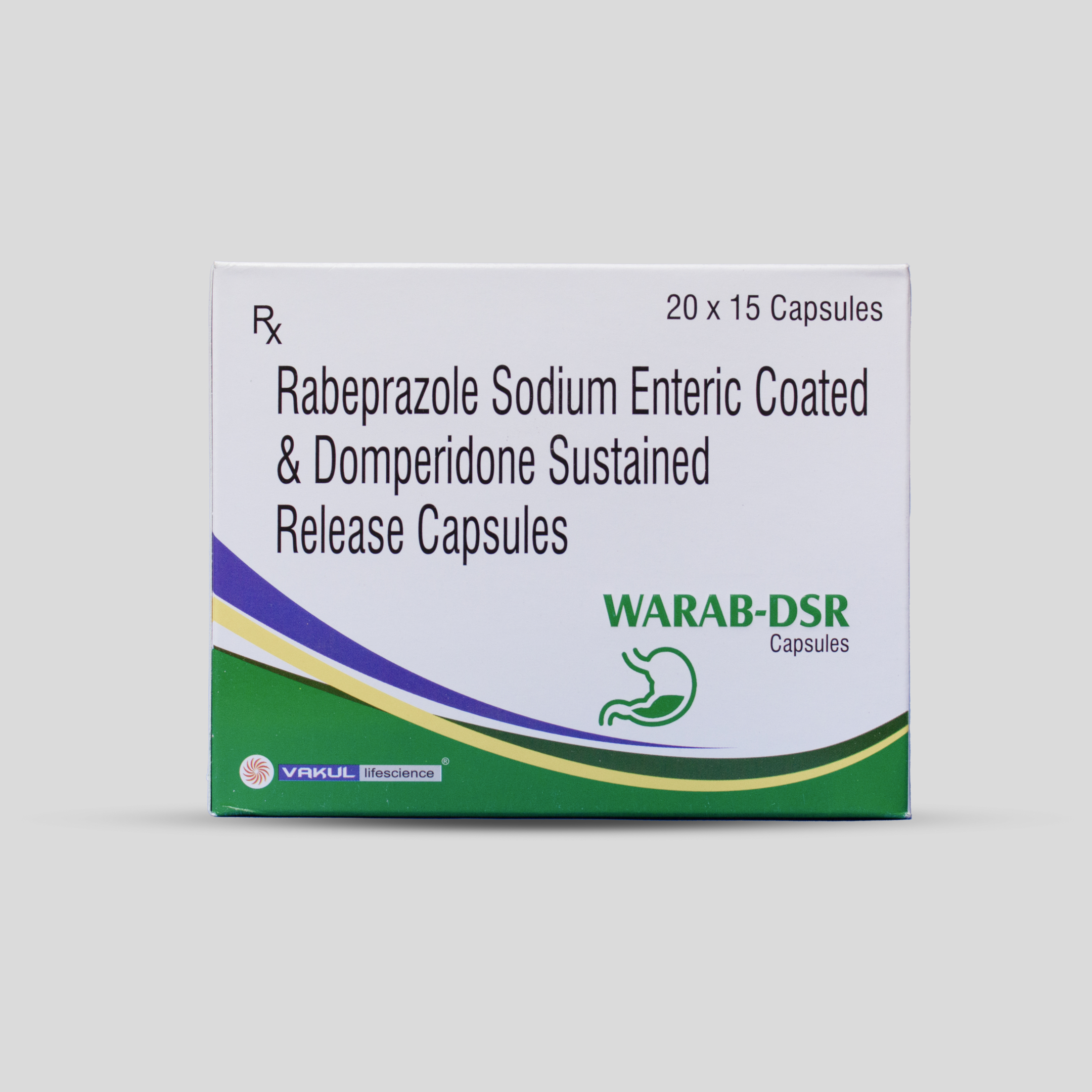 Warab-DSR Capsule – Rabeprazole Gastro-Resistant & Domperidone Prolonged-Release Capsules I.P.