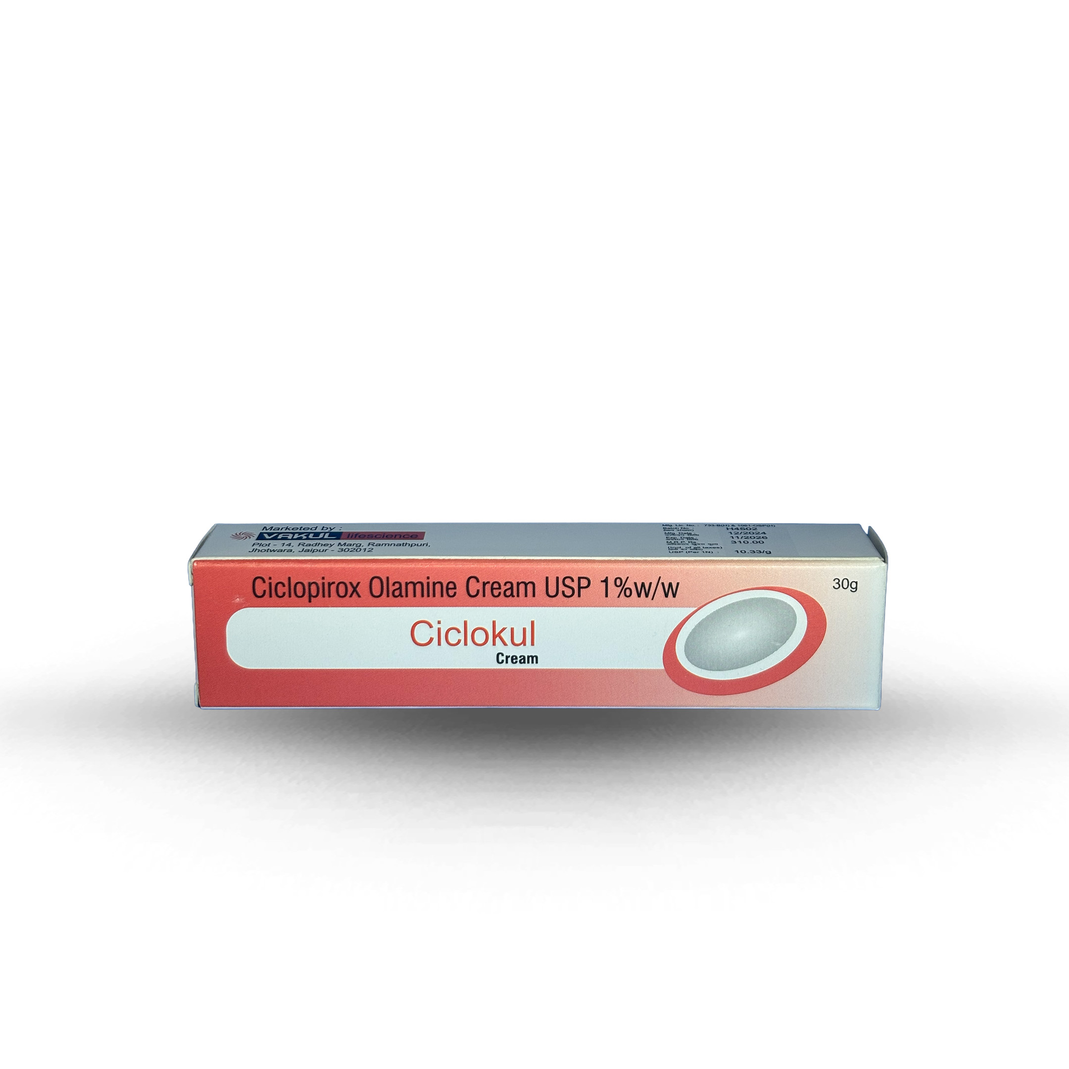 CICLOKUL Cream – Ciclopirox Olamine 1% w/w